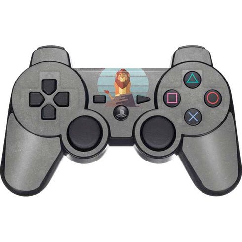Disney The Lion King Simba On Pride Rock PS3 Dual Shock wireless controller Skin