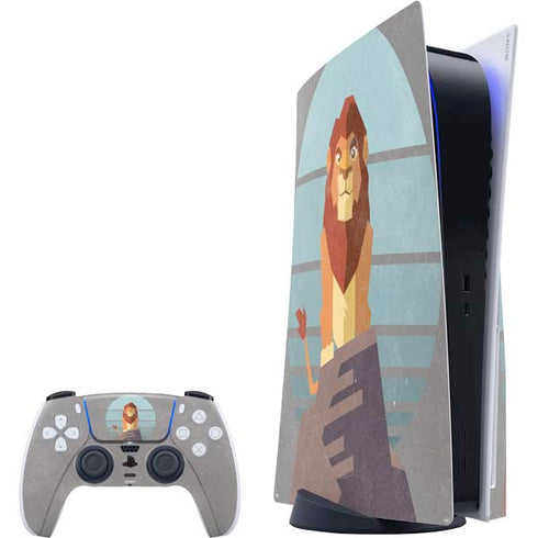 Disney The Lion King Simba On Pride Rock PlayStation PS5 Skins
