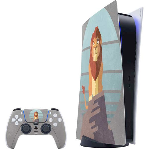 Disney The Lion King Simba On Pride Rock PlayStation PS5 Skins