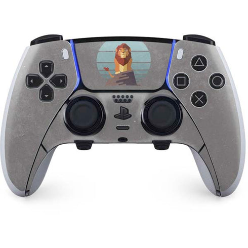 Disney The Lion King Simba On Pride Rock PS5 DualSense Edge Pro Controller Skin