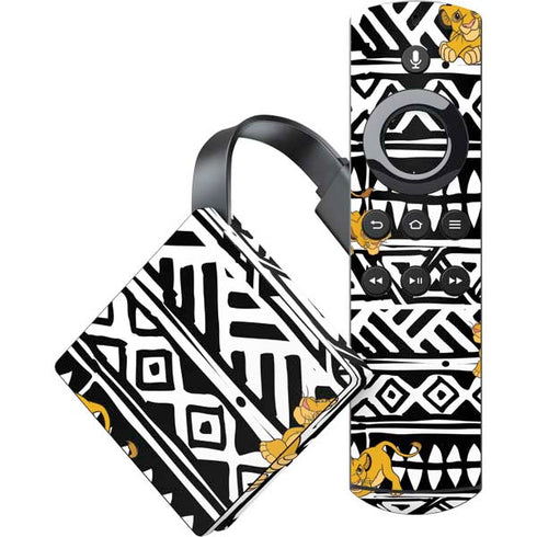 Disney The Lion King Simba Tribal Print Amazon Fire TV Skin