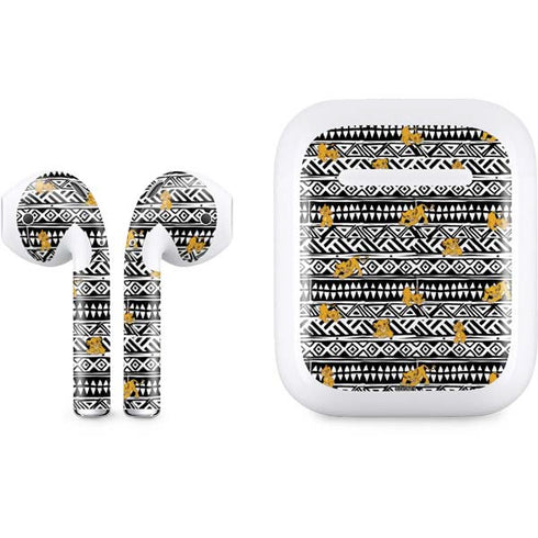 Disney The Lion King Simba Tribal Print Apple AirPods Skin