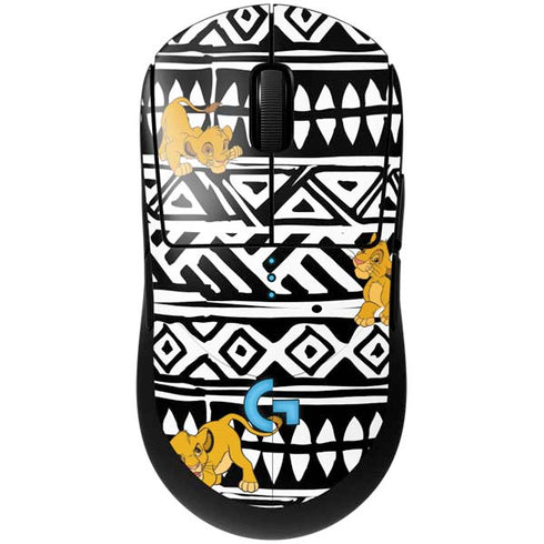 Disney The Lion King Simba Tribal Print G Pro Wireless Gaming Mouse Skin