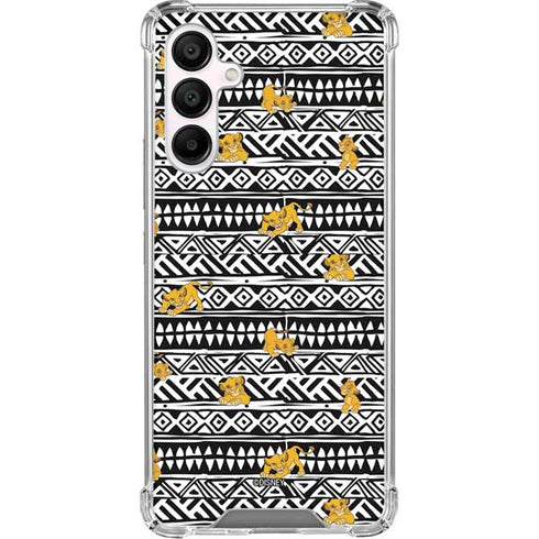 Disney The Lion King Simba Tribal Print Galaxy A16 5G Clear Case