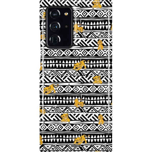 Disney The Lion King Simba Tribal Print Galaxy Cases
