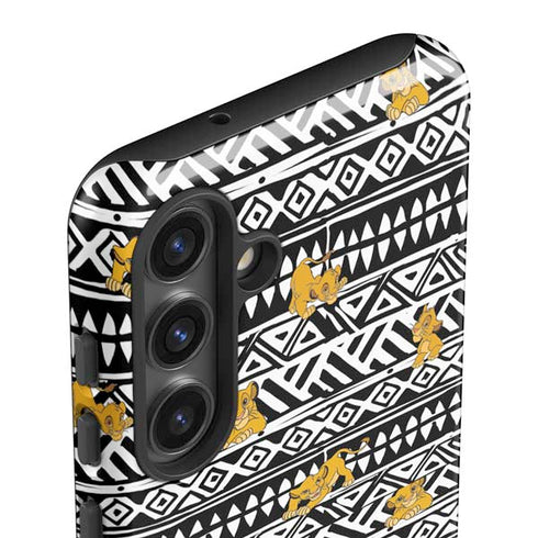 Disney The Lion King Simba Tribal Print Galaxy S25 Impact Case