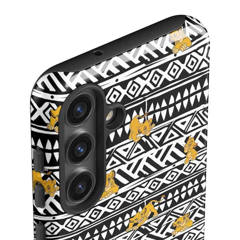 Disney The Lion King Simba Tribal Print Galaxy S25 Plus Impact Case