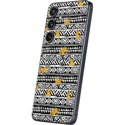 Disney The Lion King Simba Tribal Print Galaxy S24 Plus Skin