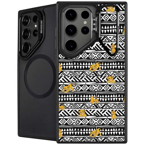 Disney The Lion King Simba Tribal Print Galaxy Cases