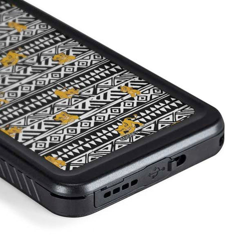 Disney The Lion King Simba Tribal Print Galaxy S24 Waterproof Case