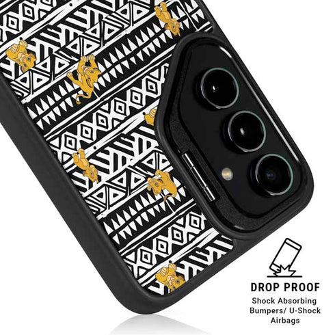 Disney The Lion King Simba Tribal Print Galaxy S26 Kickstand Case