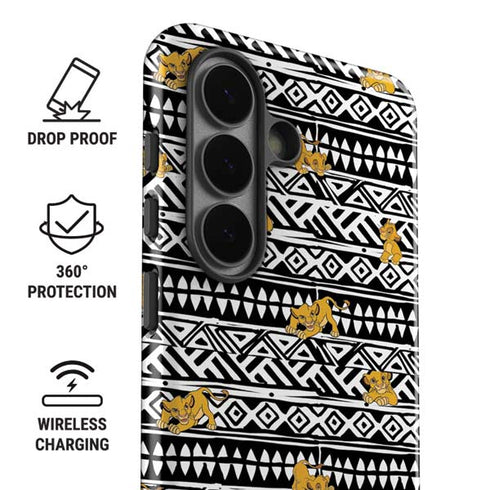 Disney The Lion King Simba Tribal Print Galaxy S26 Plus Impact Case