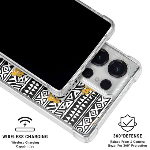 Disney The Lion King Simba Tribal Print Galaxy S26 Ultra Clear Case
