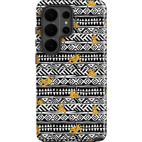 Disney The Lion King Simba Tribal Print Galaxy S26 Ultra Impact Case