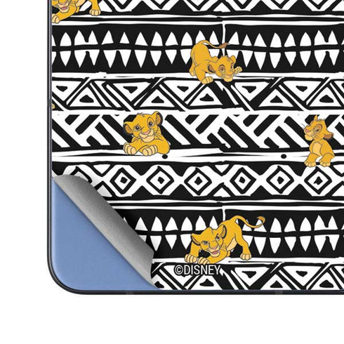 Disney The Lion King Simba Tribal Print Galaxy Z Fold5 5G Skin