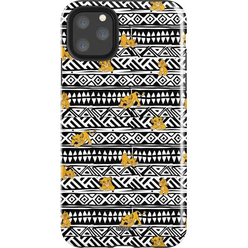 Disney The Lion King Simba Tribal Print iPhone Cases