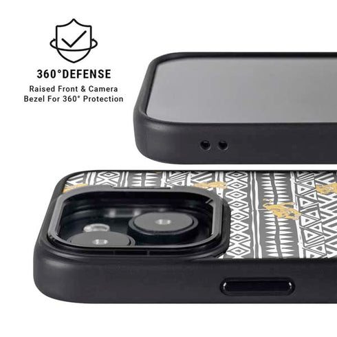 Disney The Lion King Simba Tribal Print iPhone 15 Plus Kickstand Case