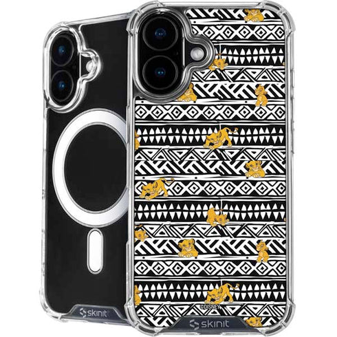 Disney The Lion King Simba Tribal Print iPhone 16 MagSafe Case