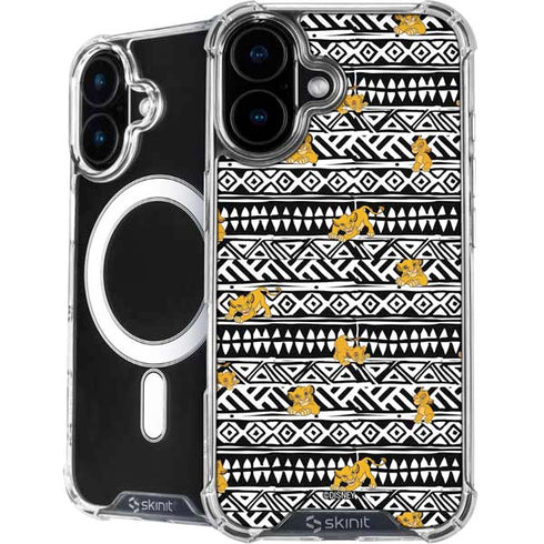 Disney The Lion King Simba Tribal Print iPhone 16 Plus MagSafe Case