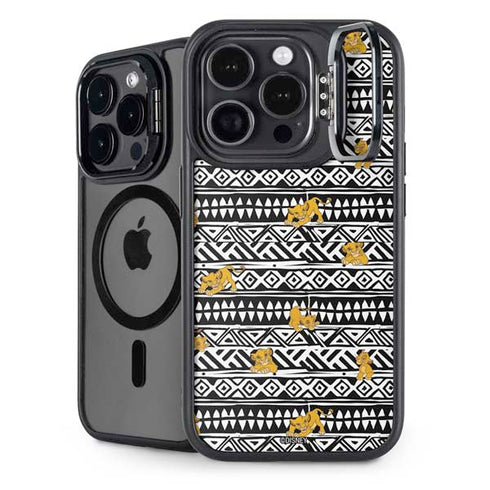 Disney The Lion King Simba Tribal Print iPhone 16 Pro Kickstand Case