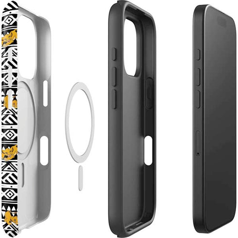 Disney The Lion King Simba Tribal Print iPhone 16 Pro Magsafe Impact Case