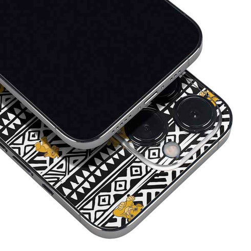 Disney The Lion King Simba Tribal Print iPhone 16 Pro Skin