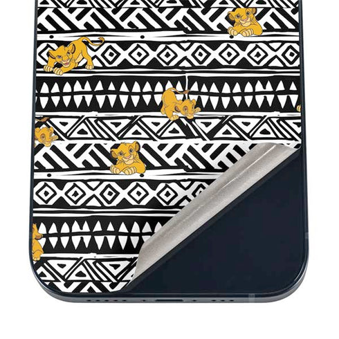 Disney The Lion King Simba Tribal Print iPhone 16 Skin