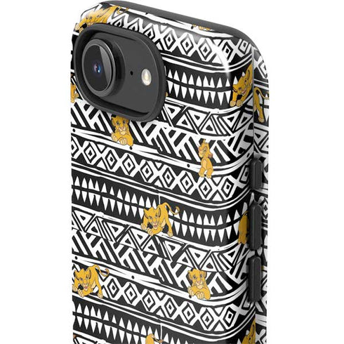 Disney The Lion King Simba Tribal Print iPhone 16e Impact Case
