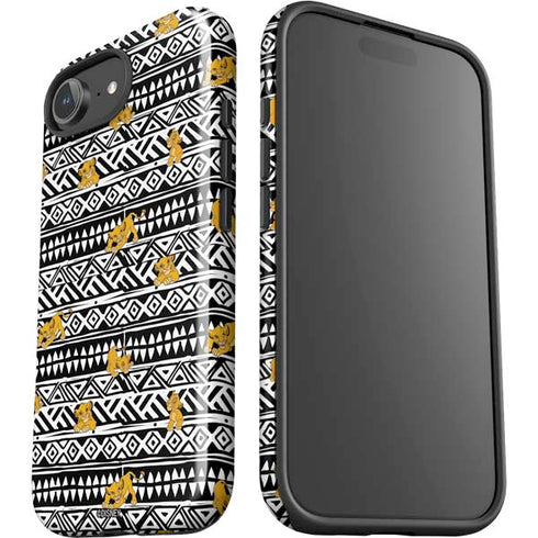 Disney The Lion King Simba Tribal Print iPhone 16e Impact Case
