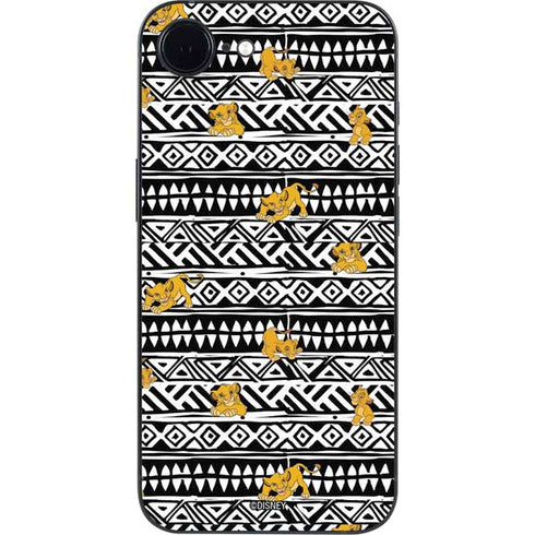 Disney The Lion King Simba Tribal Print iPhone 16e Skin