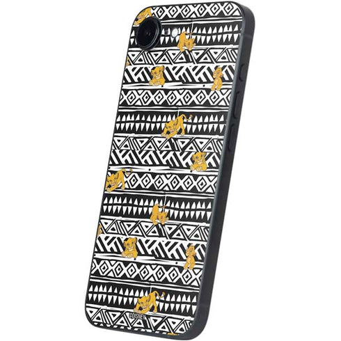 Disney The Lion King Simba Tribal Print iPhone 16e Skin