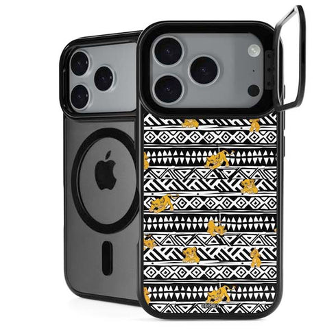Disney The Lion King Simba Tribal Print iPhone 18 Pro Kickstand Case