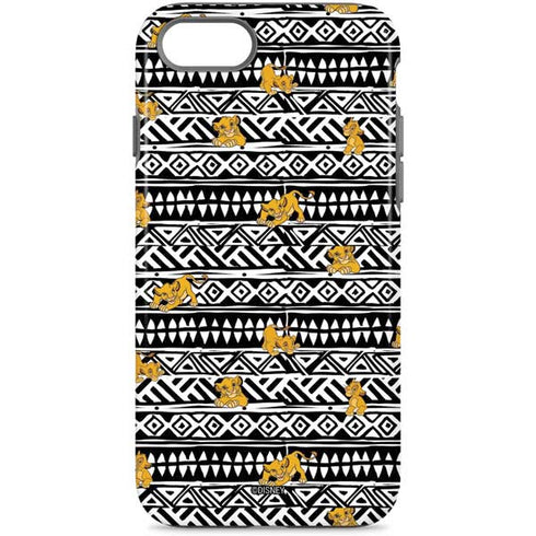 Disney The Lion King Simba Tribal Print iPhone Cases