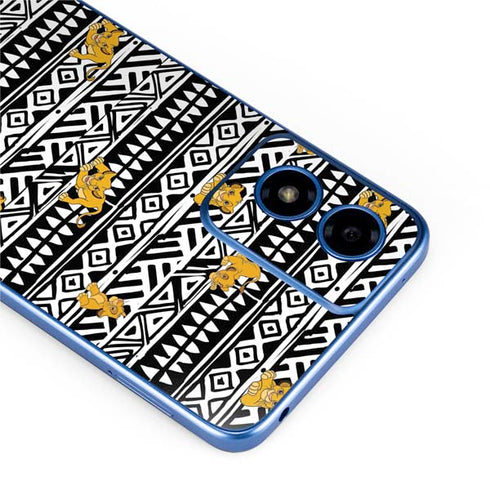 Disney The Lion King Simba Tribal Print Moto G Play 4G (2024) Skin