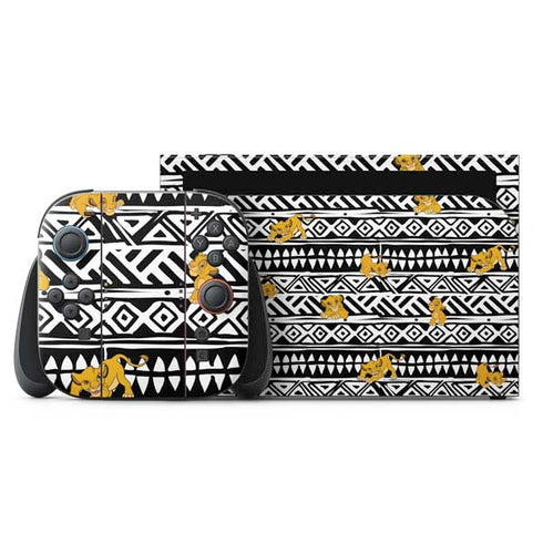 Disney The Lion King Simba Tribal Print Nintendo Skins