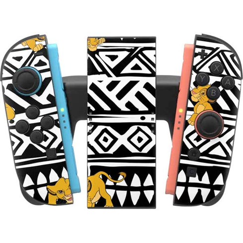 Disney The Lion King Simba Tribal Print Nintendo Switch 2 (2025) Joy-Con Controller Skin