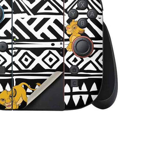 Disney The Lion King Simba Tribal Print Nintendo Switch 2 (2025) Joy-Con Controller Skin