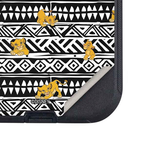 Disney The Lion King Simba Tribal Print Otterbox Defender iPhone Skin