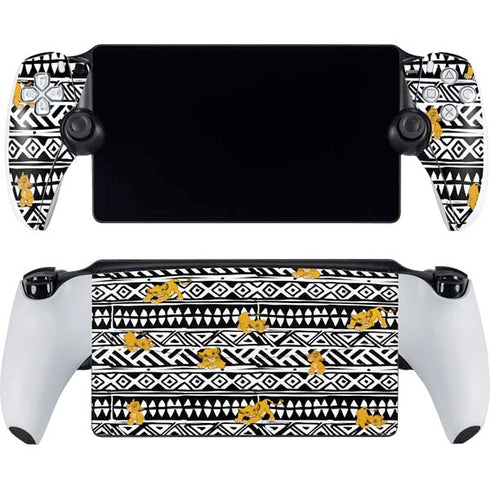 Disney The Lion King Simba Tribal Print PlayStation Portal Remote Player Skin