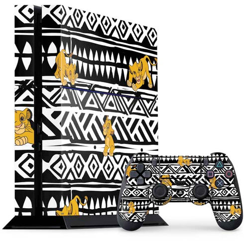Disney The Lion King Simba Tribal Print PlayStation PS4 Skins