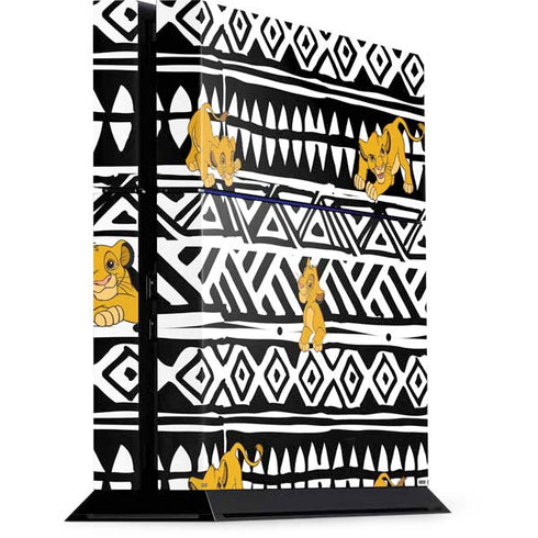 Disney The Lion King Simba Tribal Print PlayStation PS4 Skins