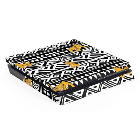 Disney The Lion King Simba Tribal Print PS4 Slim Skin