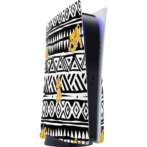 Disney The Lion King Simba Tribal Print PlayStation PS5 Skins