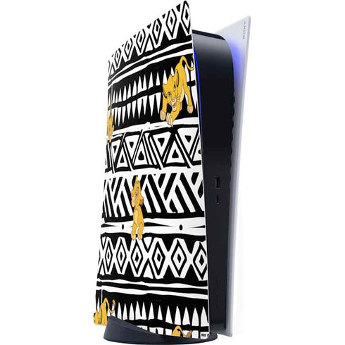 Disney The Lion King Simba Tribal Print PlayStation PS5 Skins