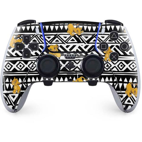 Disney The Lion King Simba Tribal Print PS5 DualSense Edge Pro Controller Skin