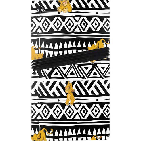 Disney The Lion King Simba Tribal Print PS5 Pro Console Skin