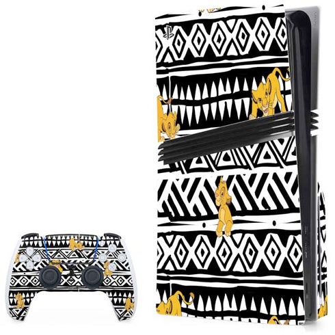 Disney The Lion King Simba Tribal Print PlayStation PS5 Skins