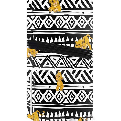 Disney The Lion King Simba Tribal Print PS5 Pro Disk Console Skin