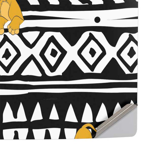 Disney The Lion King Simba Tribal Print PS5 Slim Digital Edition Console Skin