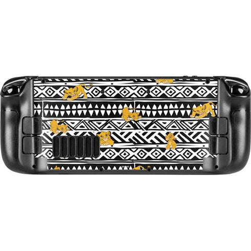 Disney The Lion King Simba Tribal Print Steam Deck Handheld Gaming Computer Skin